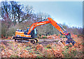 Digger on Crabtree Hill in GL14 3HX