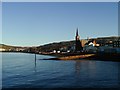 Largs coast from Macbraynes pier in Largs