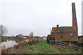 Westonzoyland Pumping Station and the River Parrett in Northmoor Green