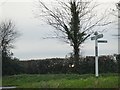 Signpost at Catmoor Cross in EX13 7LG