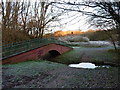 Bridge and ford over the Bourn Brook in B32 1SD