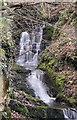 Waterfall at Nant Llwyn y Gwin in SA11 5LR