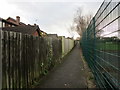 Footpath behind Briar Close, Rainworth in NG21 0UR