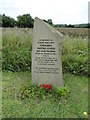 Memorial to Pilot Officer (Pilot) van Mesdag in IP29 4PL