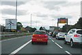 Traffic queue near the Army and Navy Roundabout in CM2 9QJ