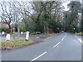 Road junction near Chipstead in CR5 3EP
