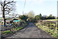 Looking along Hagg Lane in West Hallam & Dale Abbey Ward