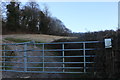Field entrance on Rockwell Hill End in RG9 6SN
