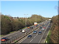 Traffic on the A12 near Brentwood in CM14 4RJ