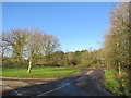 Road junction near Doddinghurst in CM15 0BS