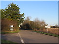 Road junction at Norton Heath, near Ongar in CM4 0LP
