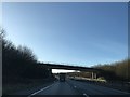 Bridge carrying minor road across the A34 in RG20 0NZ
