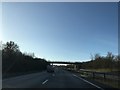 Bridge carrying footpath across the A34 in Enborne