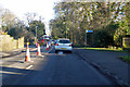 Road works on Cricklade Road, Highworth in SN6 7BS