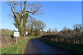 Thrussington Road entering Hoby in Hoby with Rotherby