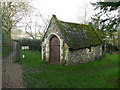 Small building in the churchyard, Watton at Stone in SG14 3RD