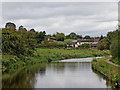Canal and pasture near Norton-in-the-Moors in ST6 8LX