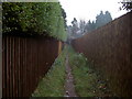 Link footpath near Caldy in CH48 1LS