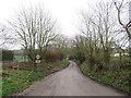 Lane entering Brent Pelham in SG9 0AU