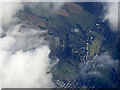 Newmilns from the air in KA16 9AZ