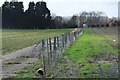 Track and footpath by Spelmondon Farm in Tunbridge Wells District (B)