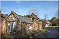 Derelict Sheds, Islandstone Lane in RG10 0RU