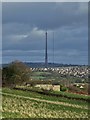 View to Stocks and Emley Moor beyond in HD4 6XQ