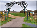 Archway at the Entrance to Fleetwood Marsh Nature Park in Mount Ward