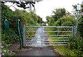 Gate along the Pembrokeshire Coast Path at Gelliswick in SA73 3RJ
