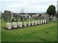 Commonwealth war graves, from the south in DG1 4EJ