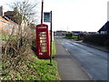 Bus stop and telephone box, Bolton Percy in YO23 7AH