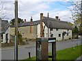 Phone box and thatched house, Gawcott in MK18 4HW