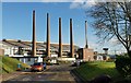 Chimneys at Tata Steelworks, Aldwarke in S65 3SR