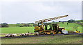 Lorry-mounted crane at Landieu in DL13 2SJ