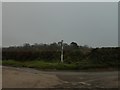 Signpost at Two Post Cross in EX16 8LD