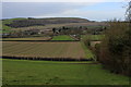 Wessex Ridgeway descending into the Iwerne Valley in DT11 8PX