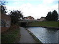 Walsall Canal approaching Leabrook Road Bridge, Wednesbury in WS10 7NF