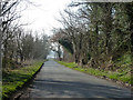 Lane from Savernake Road to Marlborough Road in SN8 3BJ