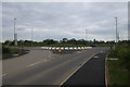 New roundabout on A605 in PE7 1YH
