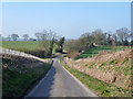 Lane towards Wootton Rivers in SN8 4NJ