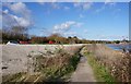 England Coast Path, Pegwell Bay Country Park in Cliffsend