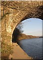 Path under the Lune Aqueduct, Halton in LA1 3PE