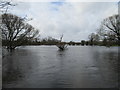 Swollen Cluden Water at Lincluden in DG2 0HJ