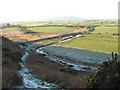 Bont Newydd and Afon Soch from the lead miners' path in Llanengan Community