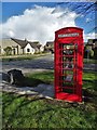 Telephone kiosk in Dove Holes in Dove Holes