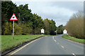 Approaching Great Yeldham on the A1017 in CO9 4HS