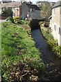 The Stour at Bourton Bridge in Bourton (Dorset)