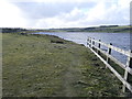 Path along the south bank of Hury reservoir in DL12 9UR
