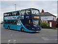 Arriva bus on Haigh Moor Road, Tingley in WF3 1PS