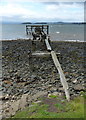 Derelict jetty at Hawkcraig Point in KY3 0TJ